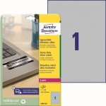 Avery Zweckform L6013-20 Odolné etikety A4 210 x 297 mm 20 ks stříbrné – Zboží Dáma