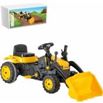 Pilsan Traktor šlapací s přední lžící žlutý – Sleviste.cz