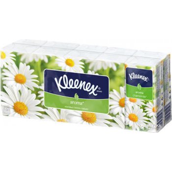 Kleenex papírové kapesníčky heřmánek 2-vrstvé 10X10 ks