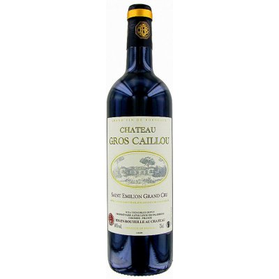 Château Gros Caillou Saint-Émilion Grand Cru suché červené 2015 12,5% 0,75 l (holá láhev) – Hledejceny.cz