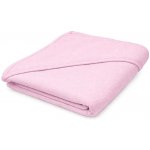 New Baby Dětská froté osuška s kapucí BASIC 100x100 ružová – Zboží Dáma
