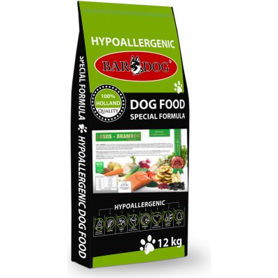 BARDOG Granule Lisované za studena LOSOS BRAMBOR 12 Kg