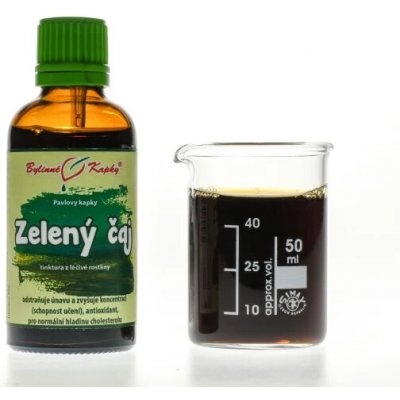 Bylinné kapky tinktura Zelený čaj 50 ml – Hledejceny.cz