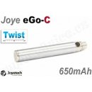 Joyetech eGo-C Twist stříbrná 650mAh