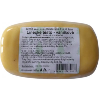 Šetra Linecké těsto vanilkové 500 g – Zbozi.Blesk.cz