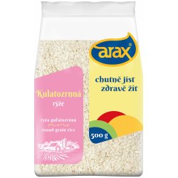 Arax Rýže kulatozrnná loupaná 0,5 kg