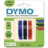 Barvící pásky Páska Dymo 3D, 9 mm x 3 m, MIX - černá, modrá, červená, 1 blistr / 3 ks, S0847750