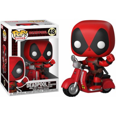 Funko Pop! Deadpool RidesDeadpool & Scooter 9 cm – Hledejceny.cz