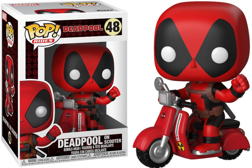 Funko Pop! Deadpool RidesDeadpool & Scooter 9 cm
