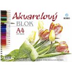 Bobo sešit Akvarelový blok A4 čistý 20 listů – Sleviste.cz