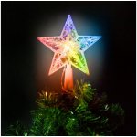 Family | LED RGB Vánoční hvězda na stromeček 10xLED 2xAA 15cm | LC3524 – Hledejceny.cz