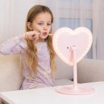 innoGIO kosmetické zrcátko GIOperfect Pink Heart – Zboží Mobilmania