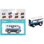 Maxim Osobní vagon bílý k vláčkodráze dřevo – Zboží Dáma