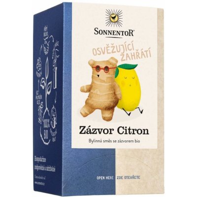 Sonnentor Bio Zázvor Citron 32,4 g – Zbozi.Blesk.cz