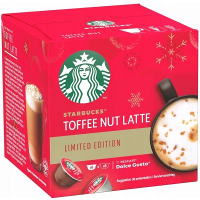 Starbucks Toffee Nut Latte by Nescafé Dolce Gusto limitovaná edice kávové kapsle v balení 12 ks – Zboží Dáma