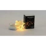 TESLA lighting Tesla dekorativní nano řetěz Hvězda 1,5cm 50LED 2700K 5m +30cm 3x AA baterie časovač IP44 – Hledejceny.cz