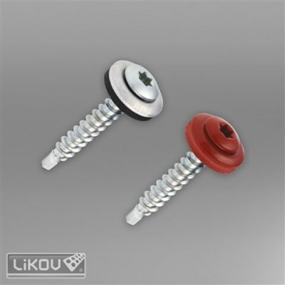 LIKOV Samovrtný vrut s podložkou EPDM typ WDD pr. 4,8mm, délka 35mm – Hledejceny.cz