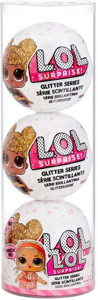 LOL Surprise Glitter balení 3ks