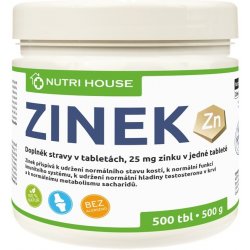 Nutrihouse Zinek 500 tablet