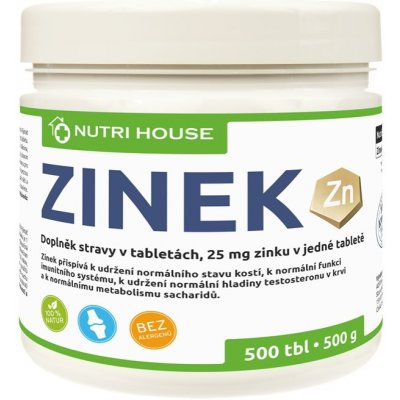 Nutrihouse Zinek 500 tablet – Zboží Mobilmania