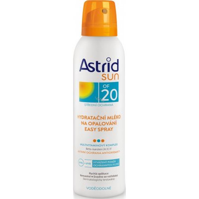 Astrid Sun mléko na opalování spray SPF10 200 ml – Zboží Mobilmania
