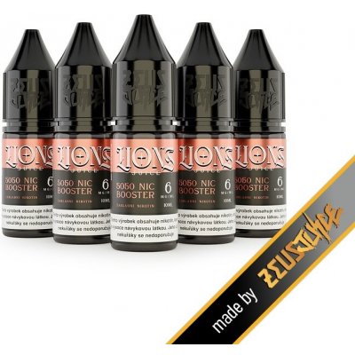 Lions Fifty Booster VG50/PG50 5x10 ml 6 mg – Zboží Dáma