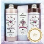 Bohemia Gifts & Cosmetics Boho Style & Gentleman Růže a Šípek Sprchový gel 250 ml + toaletní mýdlo 145 g + Šampon na vlasy 250 ml dárková sada – Zboží Mobilmania