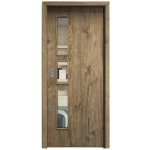 Sapeli Elegant Komfort M33 posuvné dub sherwood 100 x 197 cm Čiré sklo – Hledejceny.cz