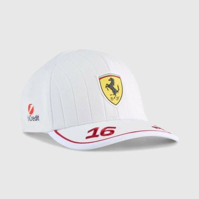 Puma Týmová Charles Leclerc Scuderia Ferrari F1 bílá – Zboží Mobilmania