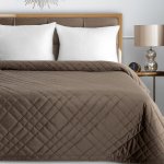 EUROFIRANY PŘEHOZ NA POSTEL RIA6 220X240 CM HNĚDÝ – Zboží Mobilmania