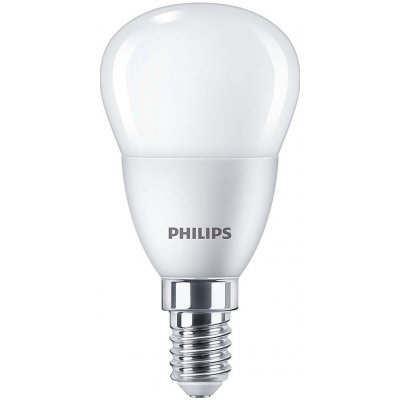 Philips E14 P45 LED žárovka 5W = 40W 470 lm 4000K denní bila CorePro – Hledejceny.cz