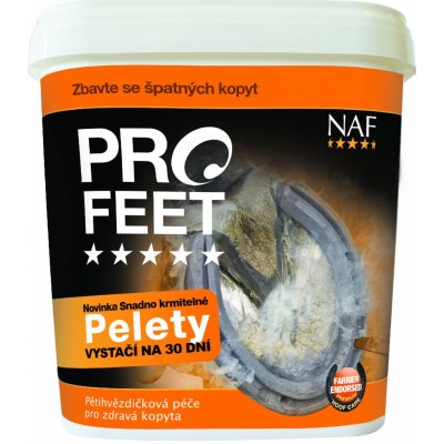 NAF Pro Feet pellets pro zdravá kopyta s biotinem 3 kg