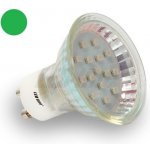 PremiumLED LED žárovka 1W 8xSMD2835 GU10 80lm ZELENÁ – Hledejceny.cz