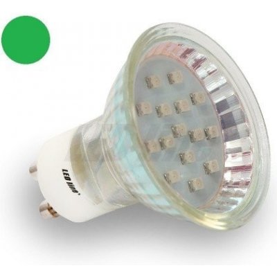 PremiumLED LED žárovka 1W 8xSMD2835 GU10 80lm ZELENÁ – Hledejceny.cz