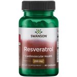 Swanson Resveratrol 250 mg 30 kapslí – Sleviste.cz