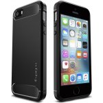 Pouzdro Spigen Rugged Armor iPhone SE / 5s / 5 černé – Zboží Mobilmania