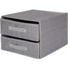 Úložný box Springos Úložný box se zásuvkami 31x29x22 cm šedý HA3019