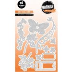 Studio Light Vyřezávací šablony Studio Light "Grunge", 13 ks Listí a motýli – Zboží Dáma