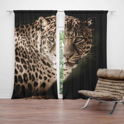 Sablio Závěs Levhart: 2ks 140x250cm – Hledejceny.cz