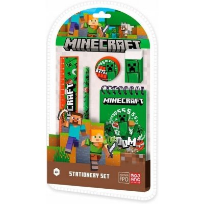 KIDS LICENSING Školní potřeby Minecraft 5 ks – Sleviste.cz