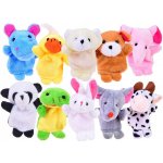 Kruzzel 5071 Sada 10 maňásků zvířátka – Zboží Dáma