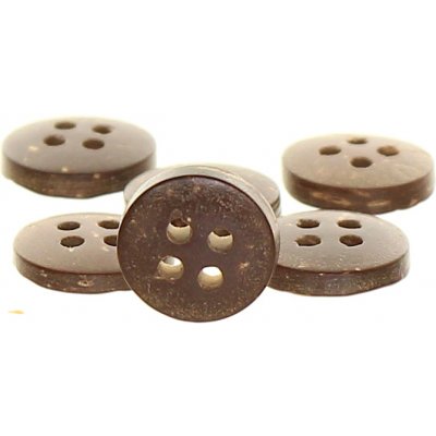 Kokosový knoflík 10mm – Zboží Dáma