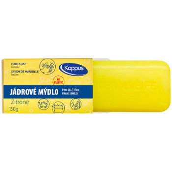 Kappus Kernseife Zitrone čerstvý citron jádrové mýdlo 150 g od 28 Kč -  Heureka.cz