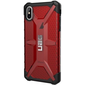 Pouzdro Urban Armor Gear Plazma IPHONE XS Max červené čiré