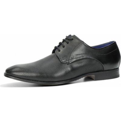 Bugatti pánské kožené společenské boty černé – Zboží Dáma