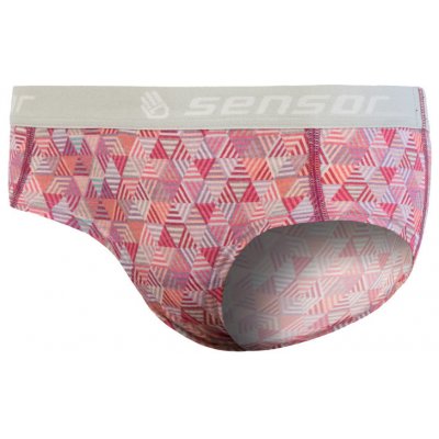 Sensor kalhotky Merino Impress pattern růžová