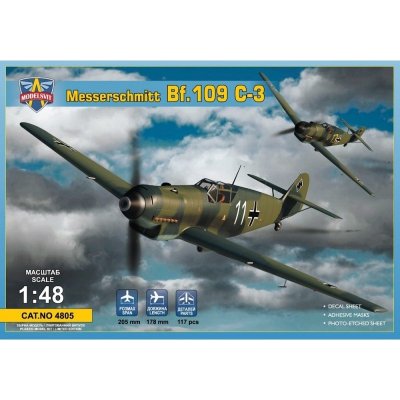 Modelsvit Messerschmitt Bf 109 C-3 2x camo 4805 1:48