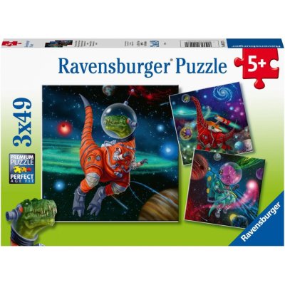 Ravensburger 051274 Dinosauří svět 3x49 dílků – Zbozi.Blesk.cz