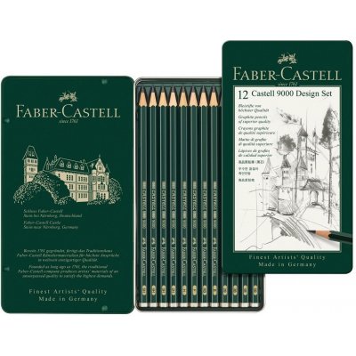 Faber-Castell 9000 Art Set 12 ks – Zbozi.Blesk.cz