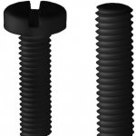 MPJet 1331 Polyamidový šroub M6x40 Černý 10 ks – Zboží Mobilmania